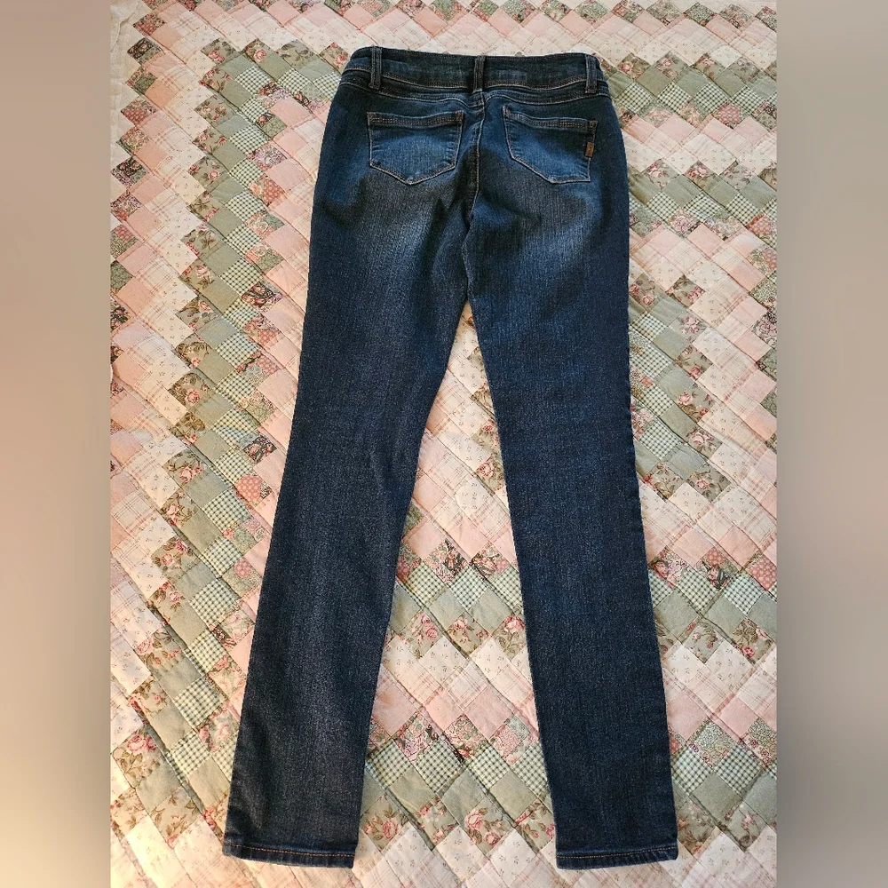 1822 'Butter' Denim  Dark Wash Skinny Jeggings - Size 28 - Picture 2 of 8